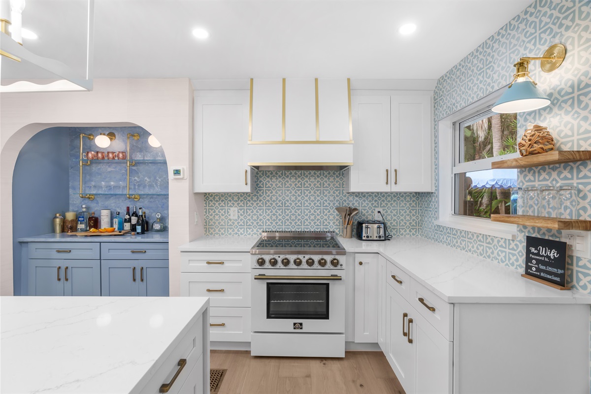 Bright, airy, and functional. Whether you&rsquo;re cooking a feast or making toast, you&rsquo;ll love this space.