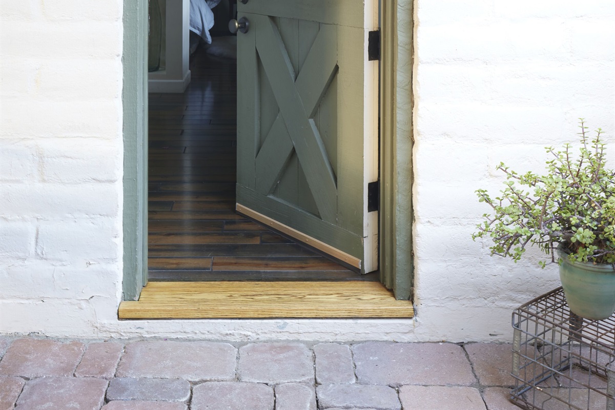 Private entrance to your personal getaway.