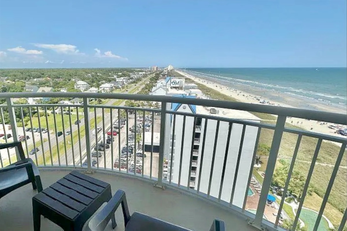 Amazing View from the Balcony!