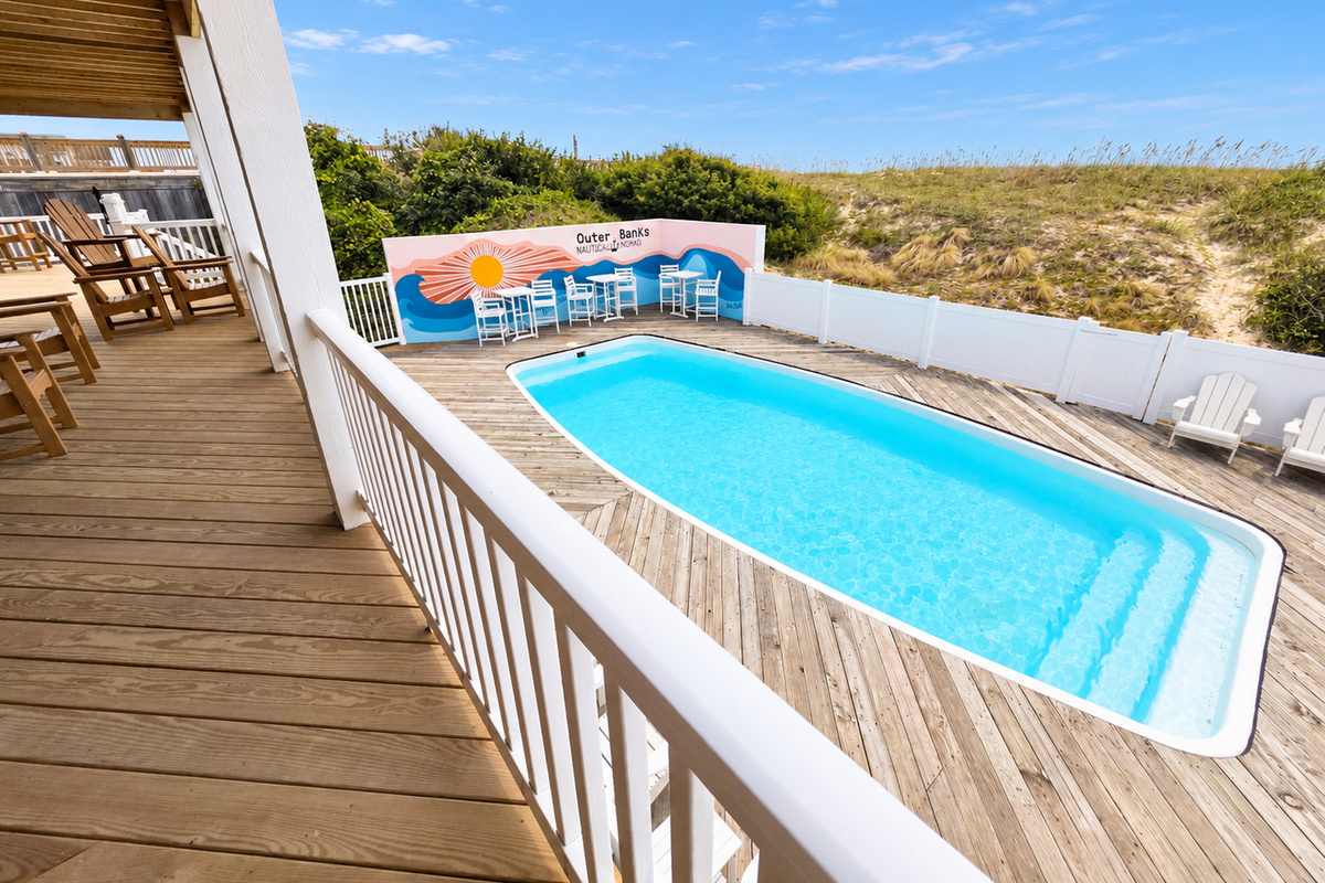 View from mid level back deck