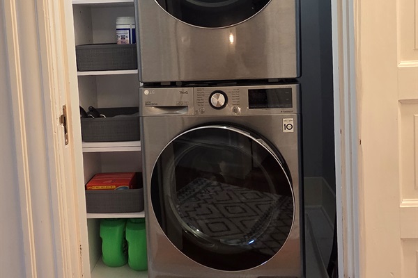 Convenient Upstairs Laundry