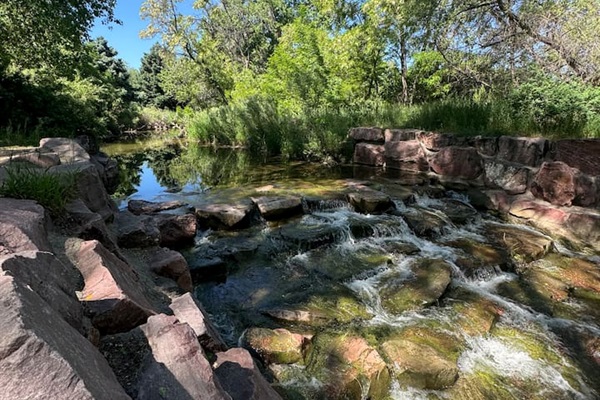 Big Dry Creek and the High Line Canal Trail are a minute away directly across from our neighborhood at DeKoevend Park.  
