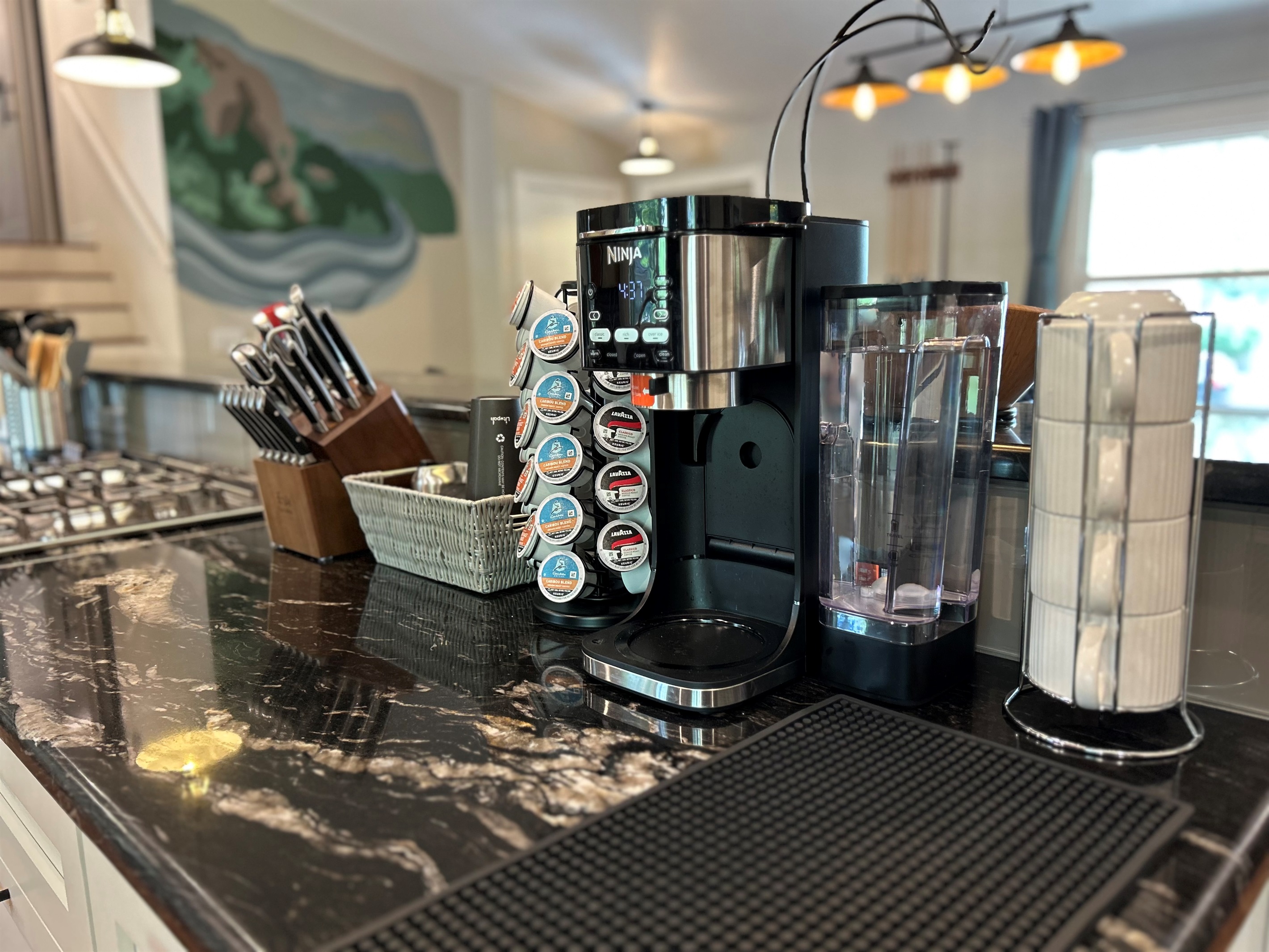 Coffee & tea station – grounds for celebration.