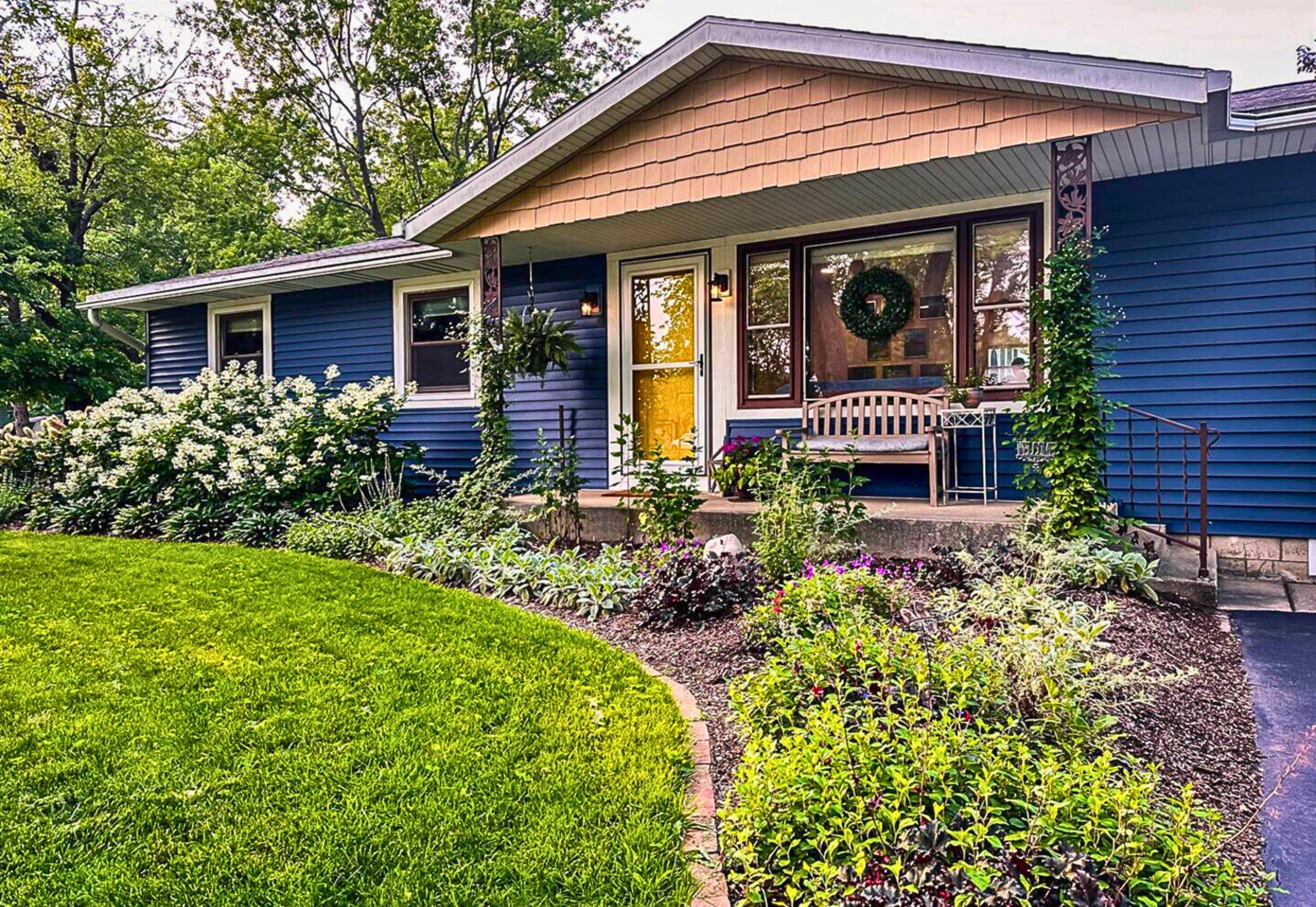 Well Kept Garden in Front of the Home