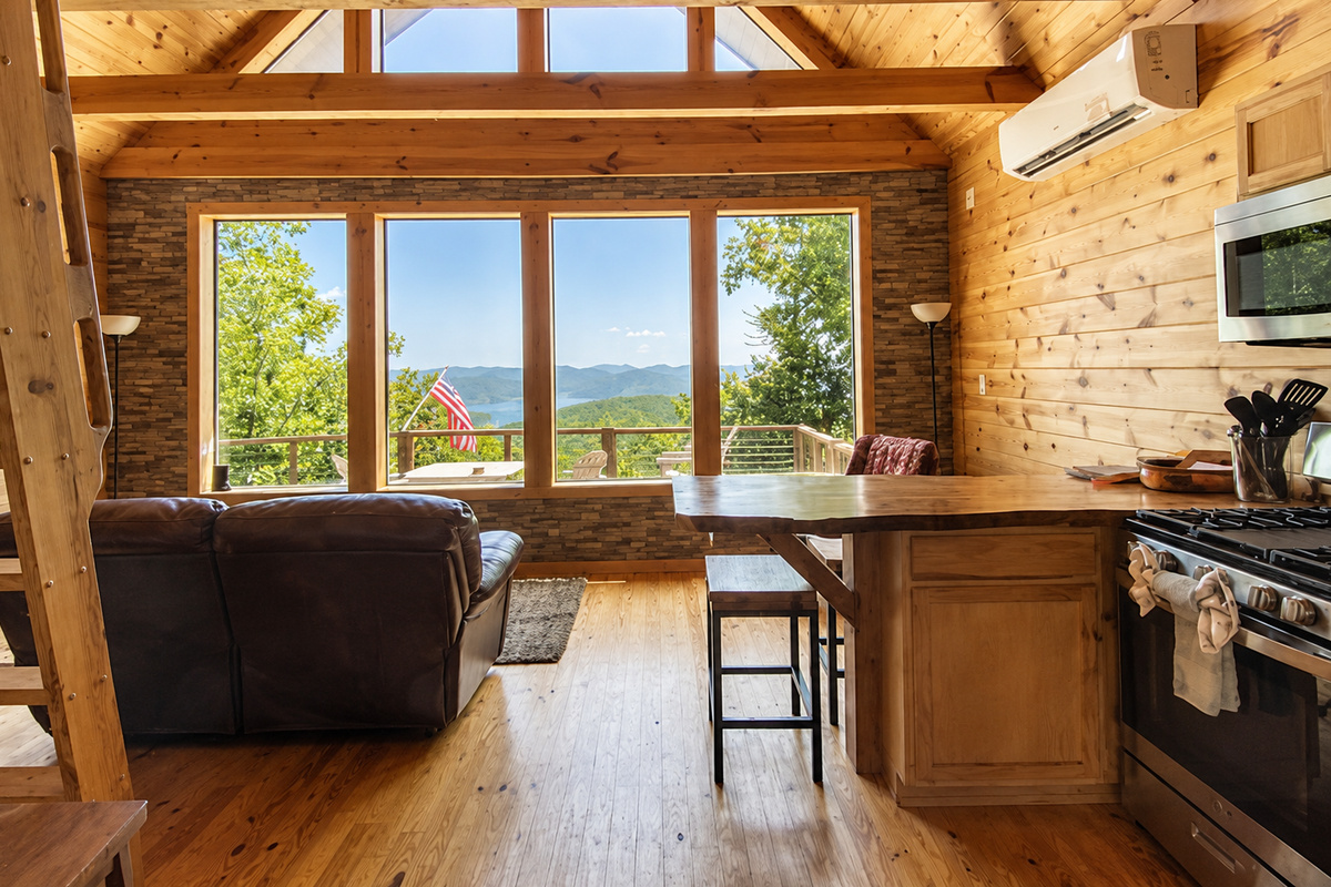 Beautiful views as you head to the coffee pot from the master bedroom in the AM