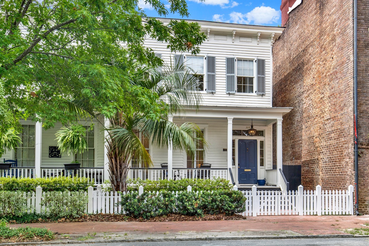 This inviting townhome blends modern comfort with classic Savannah charm.