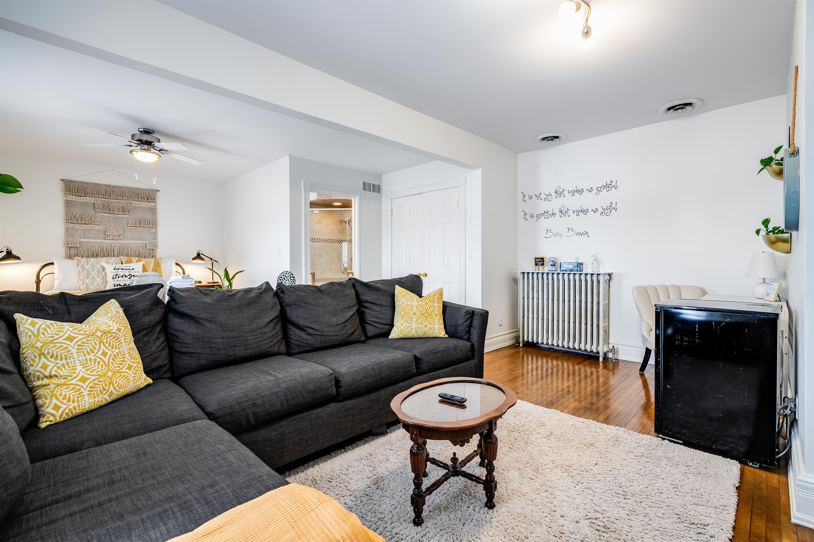 Joy Suite living area.