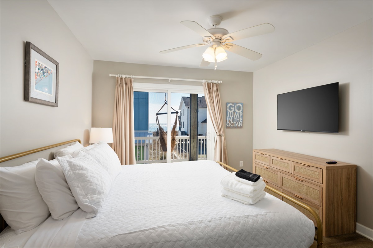 Bedroom 1 with King Bed - Located on 2nd Floor