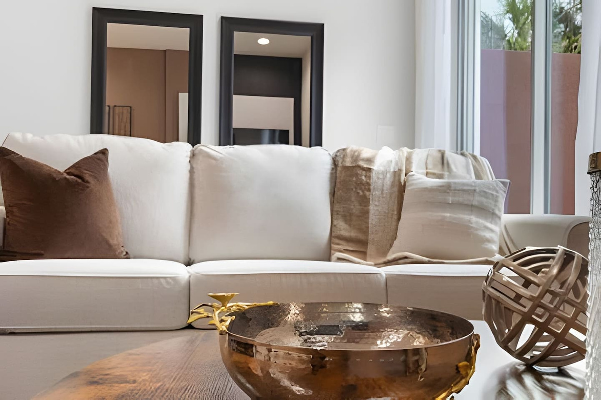 A cozy yet stylish living area where you can relax and unwind after a day of adventure.
