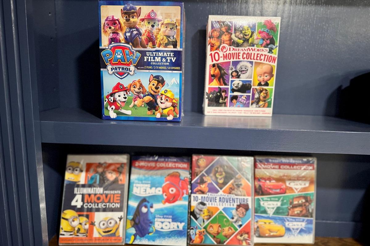 A full library of family favorites — from classics to cartoons.