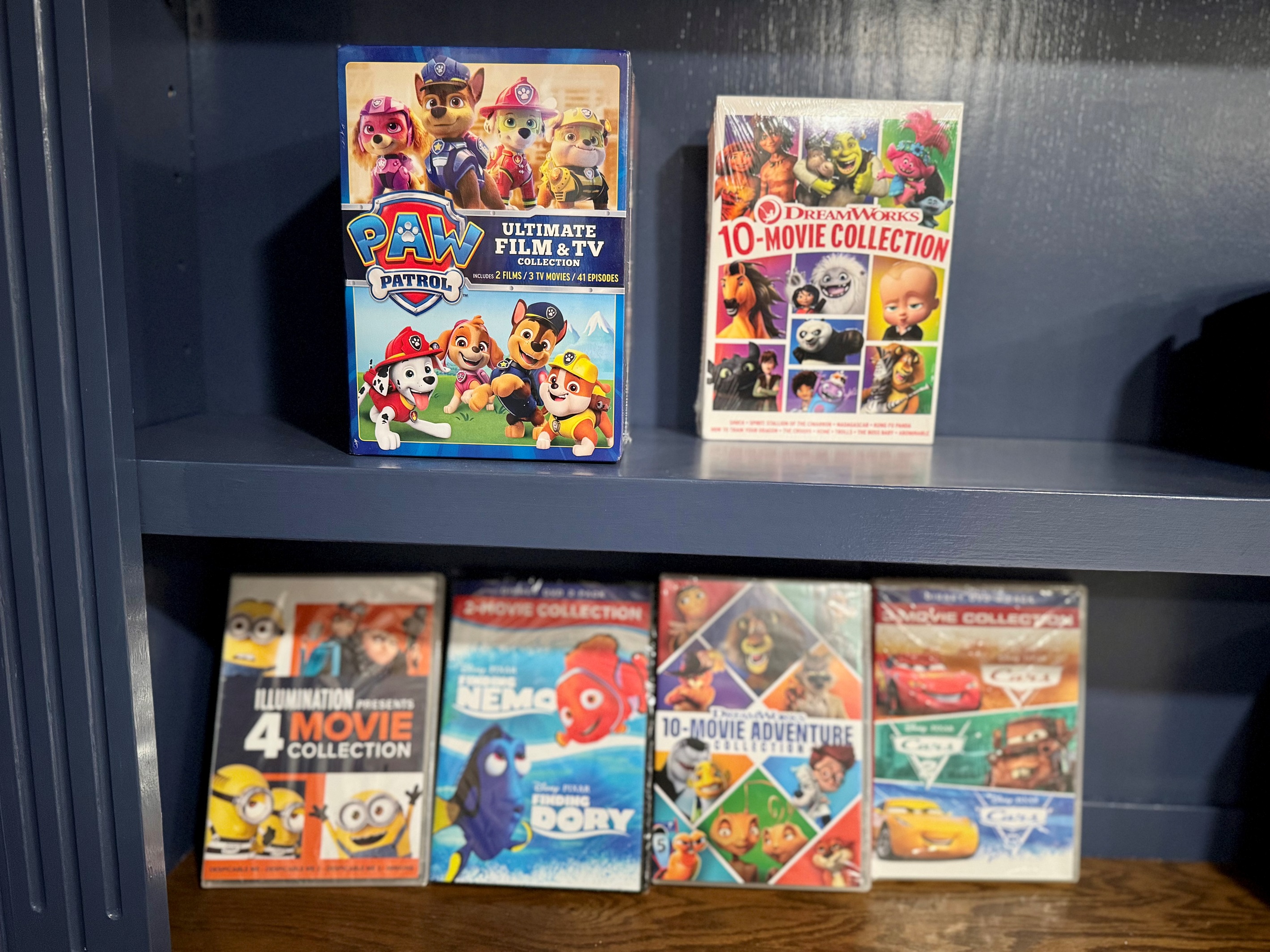 A full library of family favorites — from classics to cartoons.