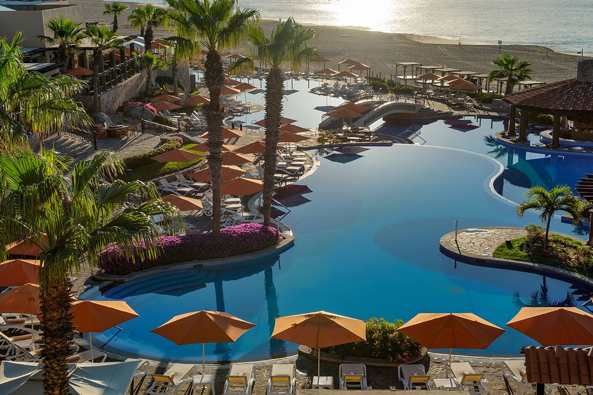 Pools and Beach at Pueblo Bonito Sunset Beach, Vacation Travel Exclusives