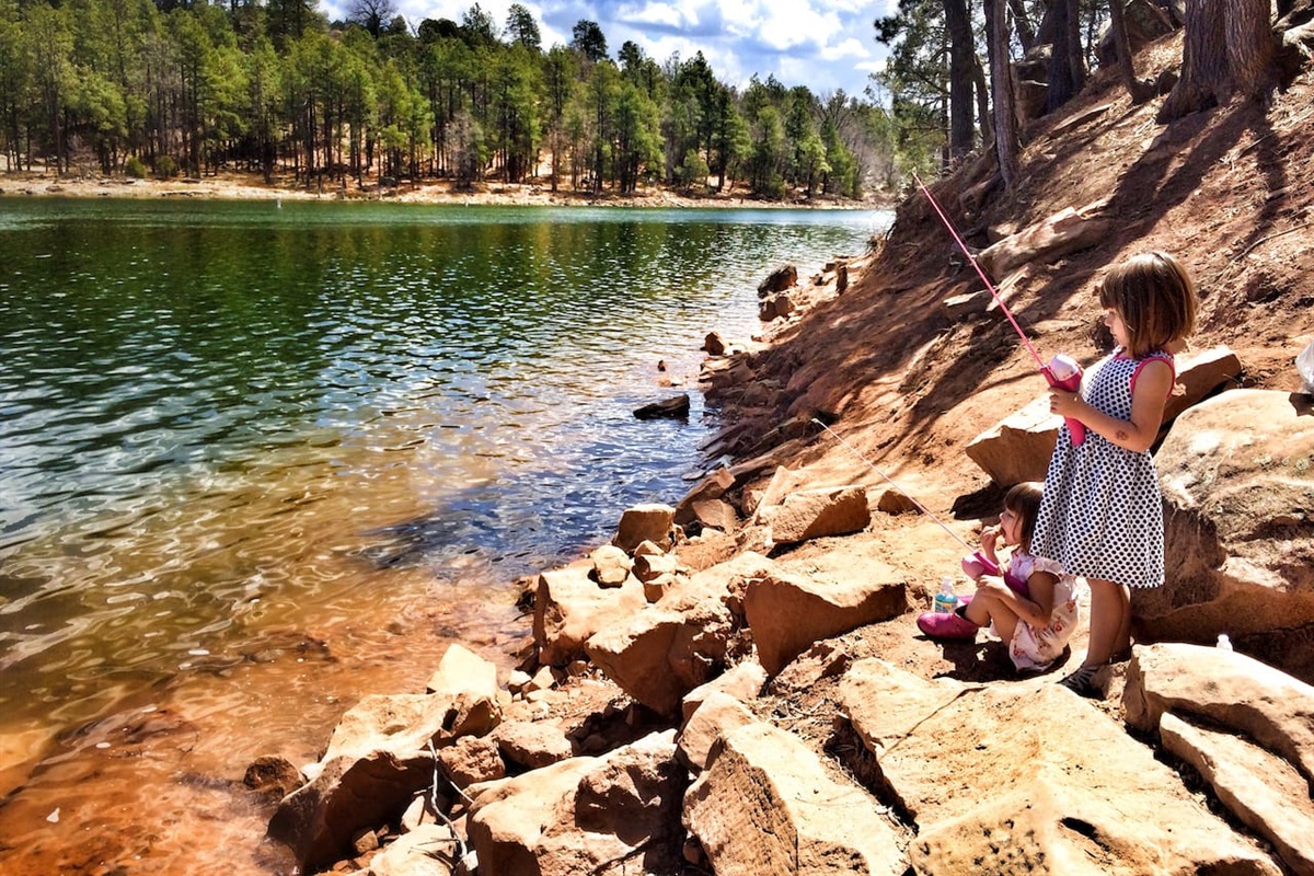 Fishing at Show Low Lake