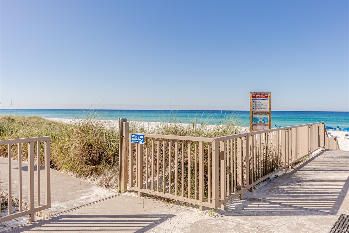 Beach access