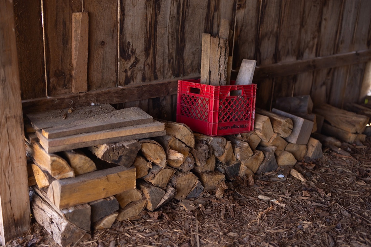 Firewood stash