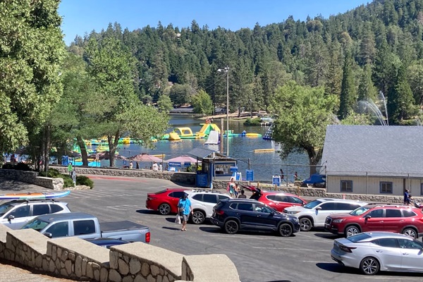 Water fun at Lake Gregory.