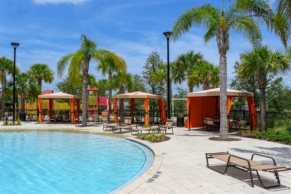 Solterra Resort Pool Cabanas to enjoy your poolside fun