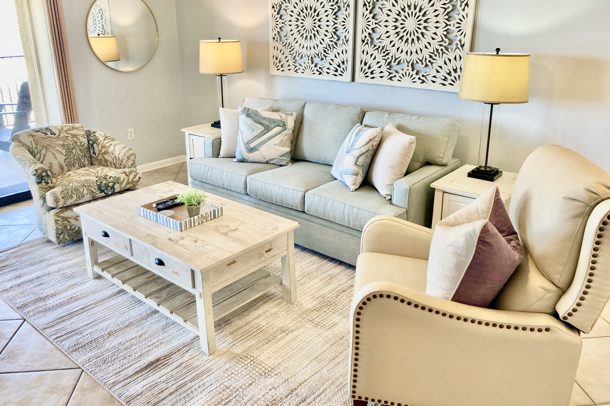 There is a queen sofa sleeper should you need it!