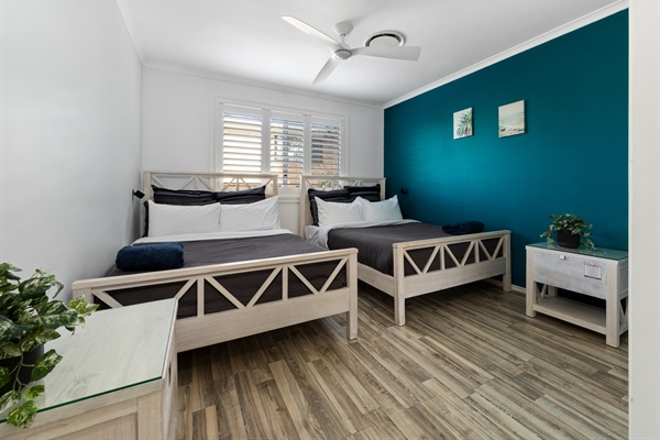 Bedroom 3 - 2 Double Beds - Upstairs