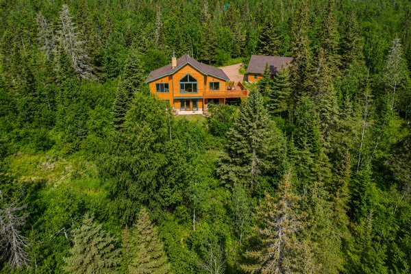 Treetops in Tofte tucked among the trees, surrounded by peaceful North Shore forest. The cabin gives guests the feeling of being completely immersed in nature while still being close to Lake Superior, Lutsen, hiking & all the North Shore has to offer. 