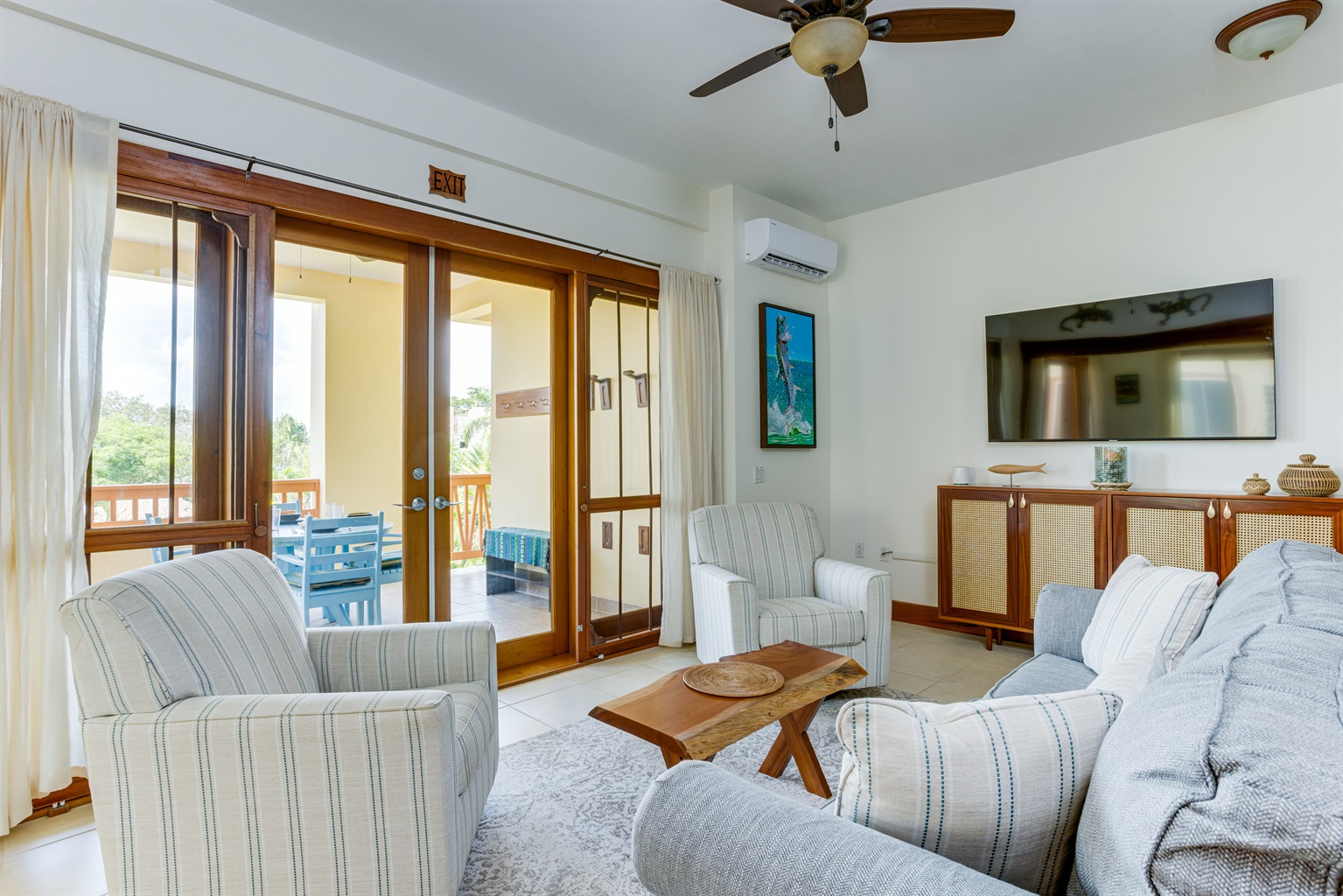 Living Room with Patio