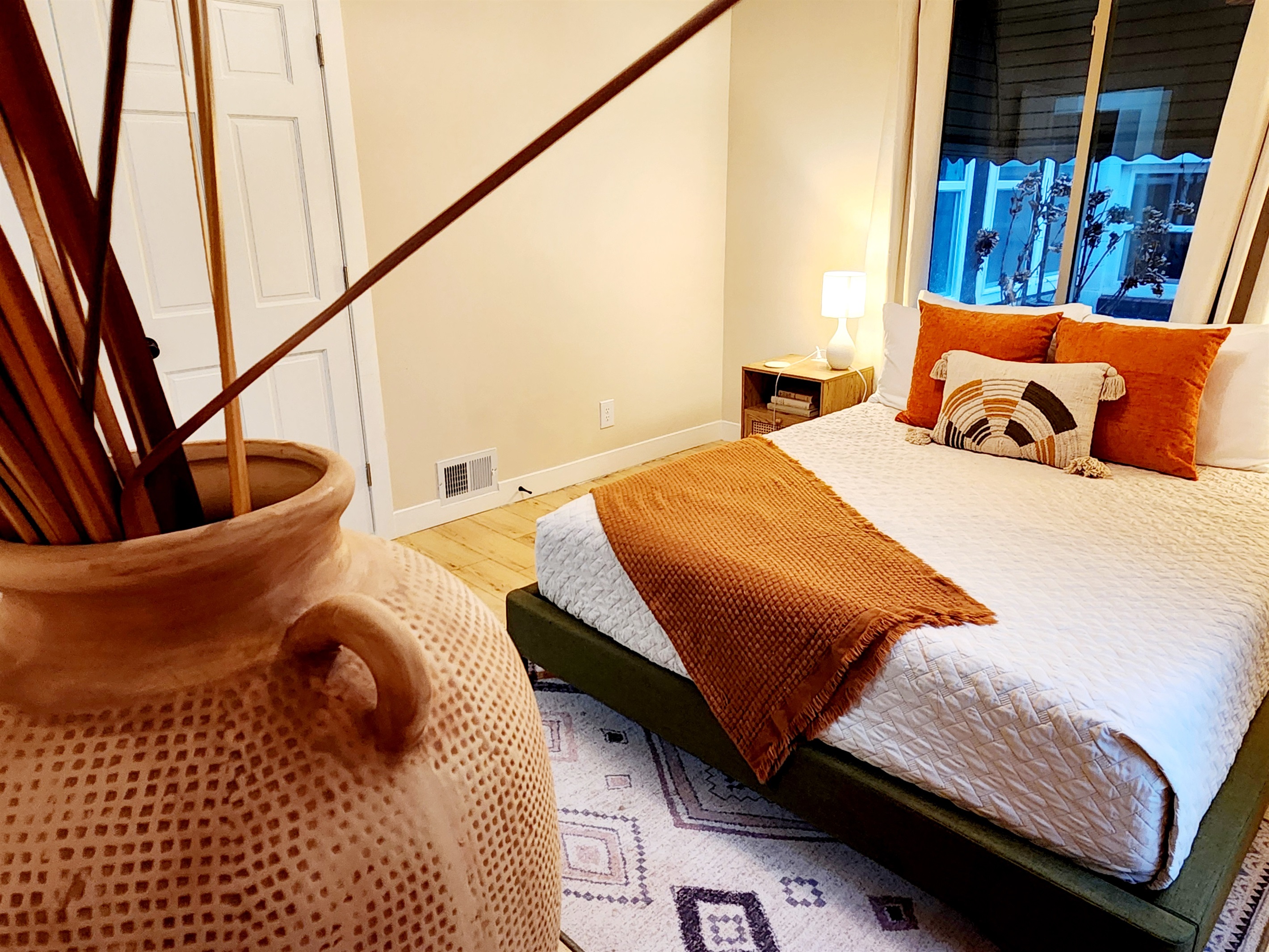 Bedroom #3. Ready for a cozy afternoon nap.