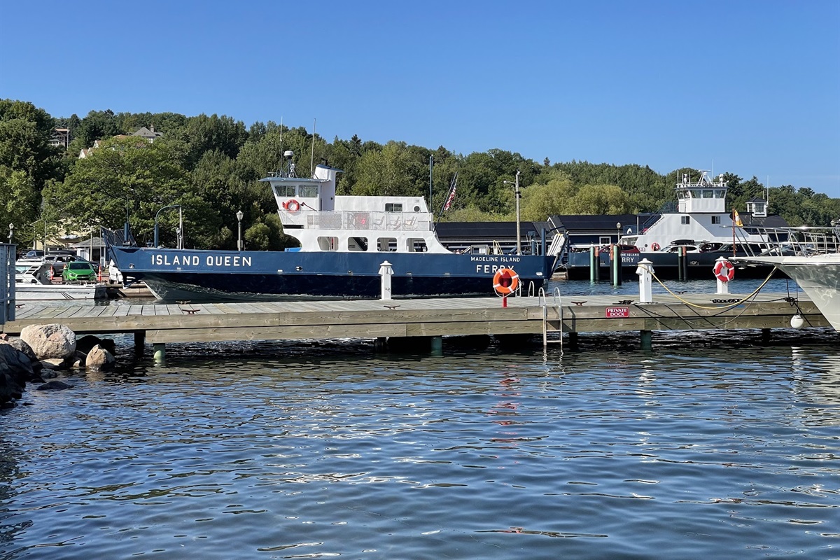 Madeline Island Ferry out of Bayfield town