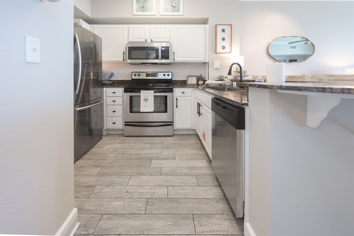 Stocked and ready, whether it's a quick breakfast before the beach or dinner after a long day in the sun.