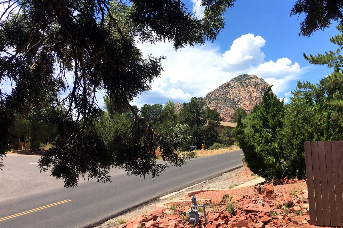 Thunder Mountain from Entry/drive way