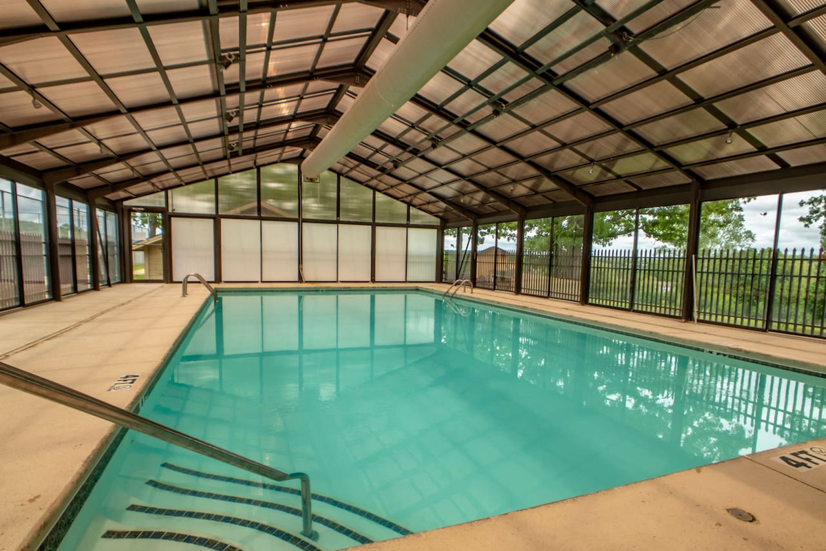 Heated indoor pool