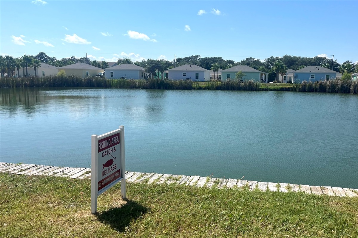 Private fishing pond