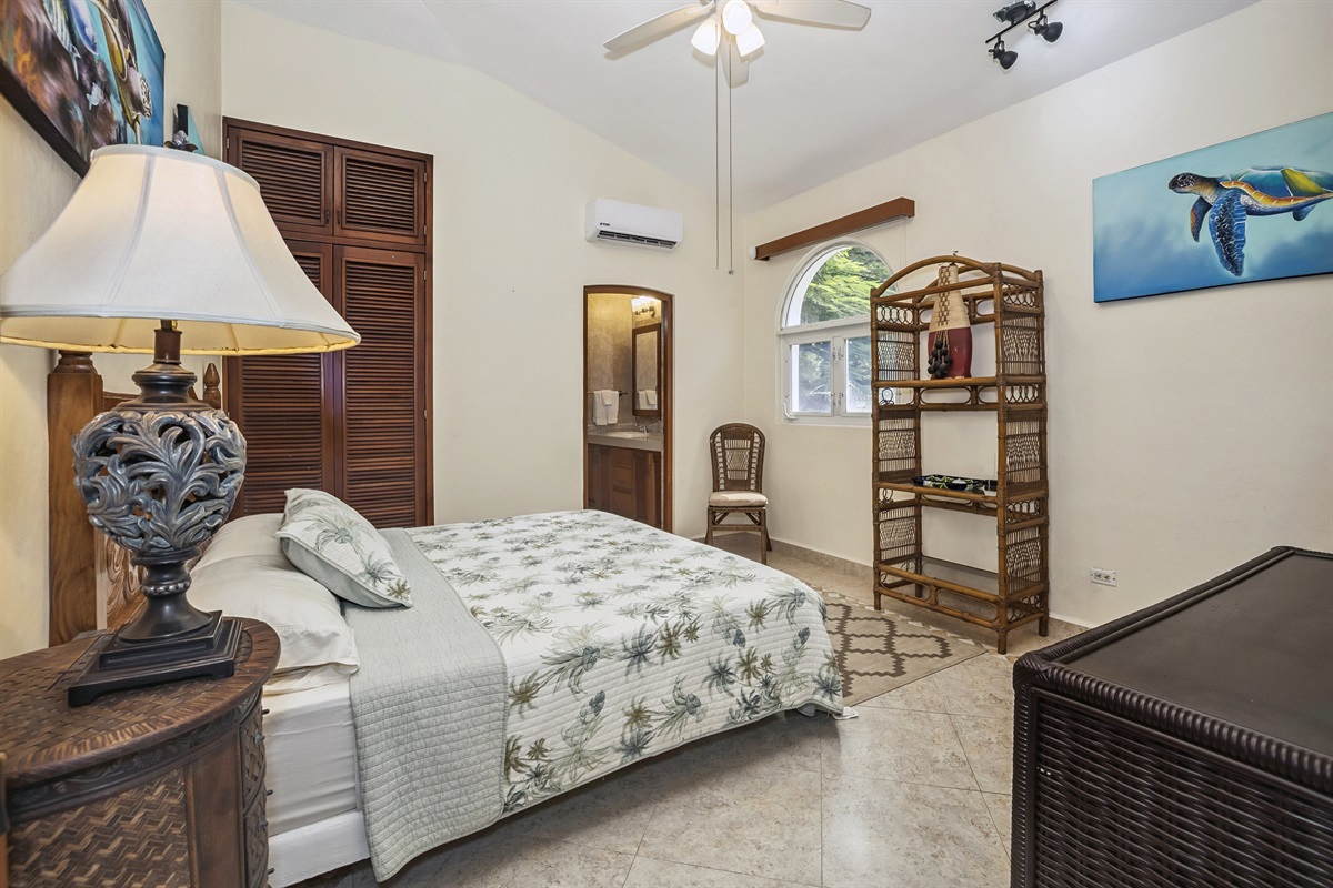 Bedroom 1, King Bed, and Private Bathroom