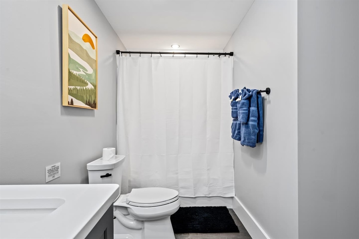 Small space, big impact. This well-designed basement bathroom proves that you don't need a lot of square footage to create a stunning space.