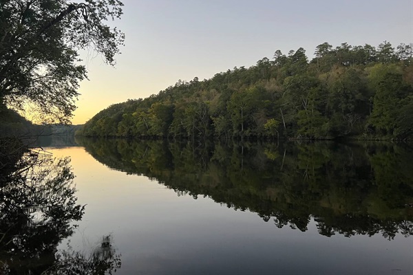 Beavers Bend State Park is a short, scenic drive from the cabin.