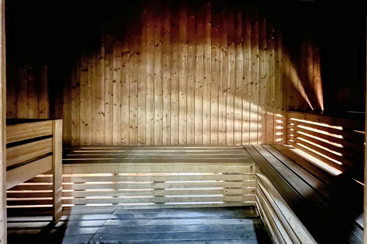 Spa facilities inside the building