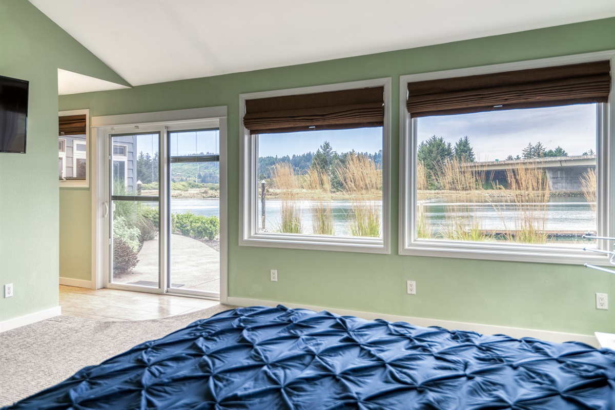 Bedroom Windows Looking at River