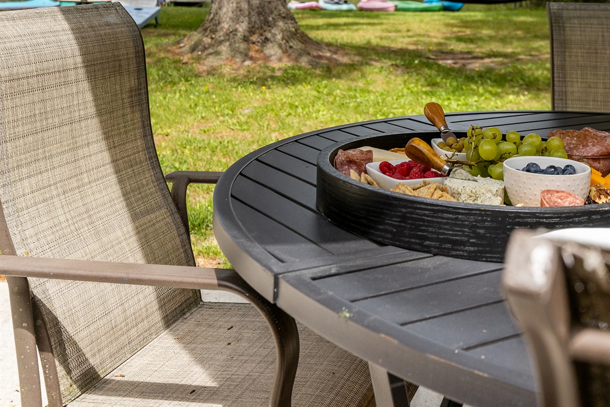 The perfect spot for morning coffee, family dinners, and sunset conversations.