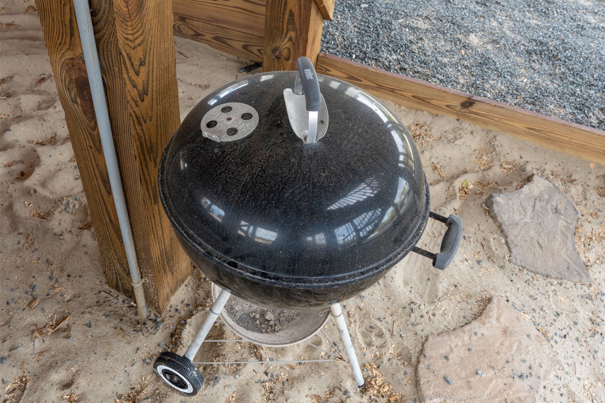 Charcoal grill available
