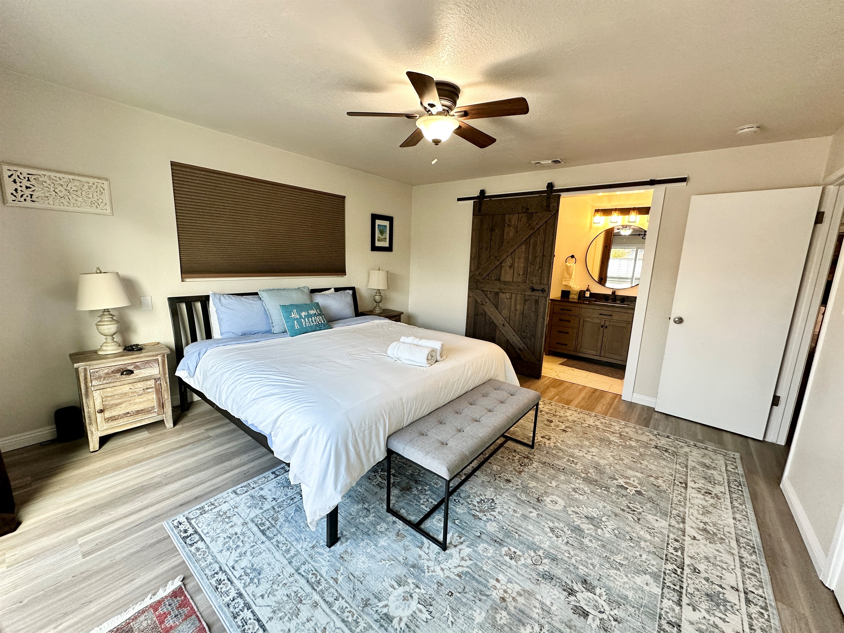 A refined ensuite bedroom designed for comfort and privacy.