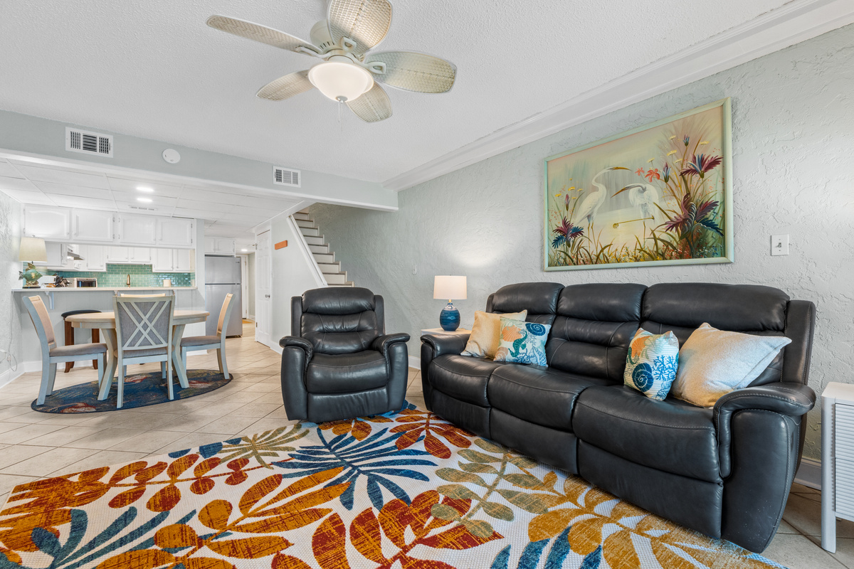 Living Room with Balcony Access
