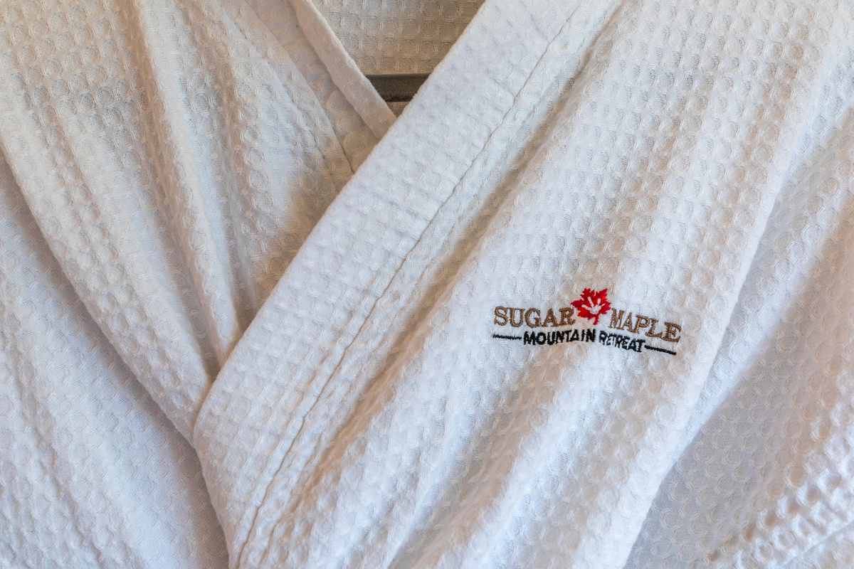 Cozy signature robes provided