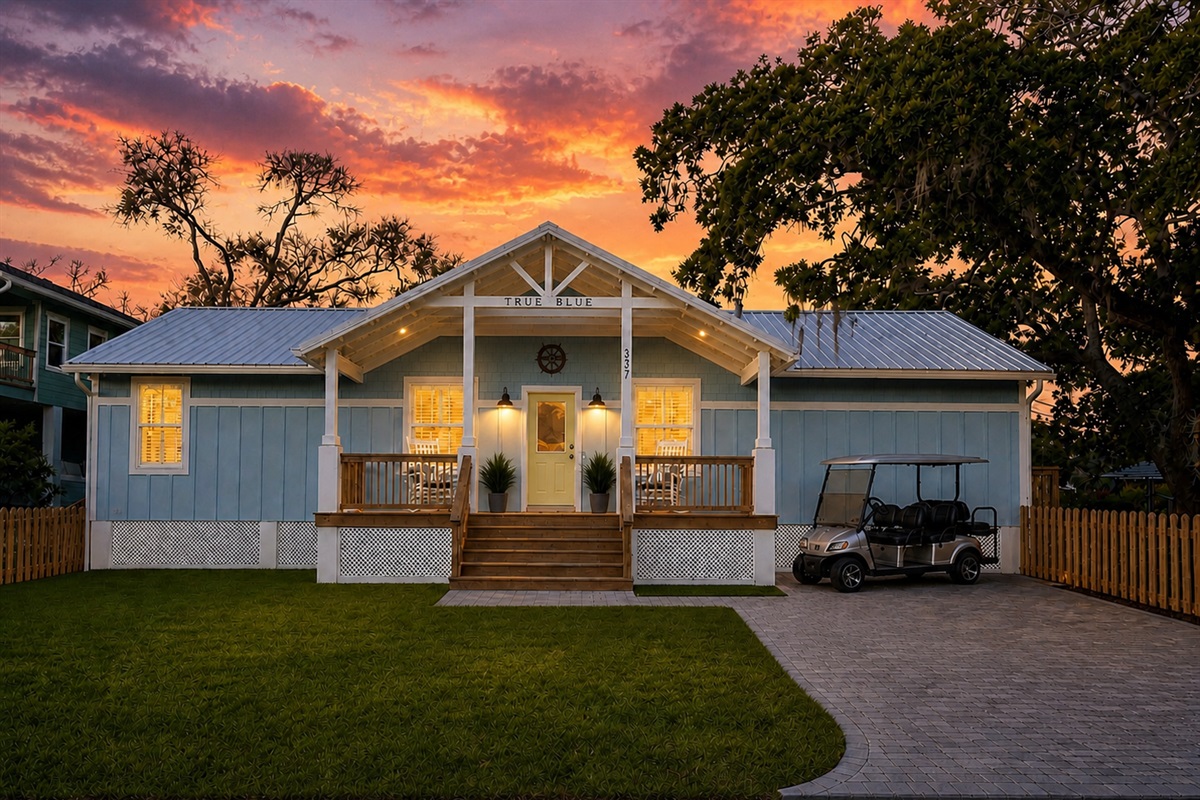 Amazing Sunsets happen often at True Blue