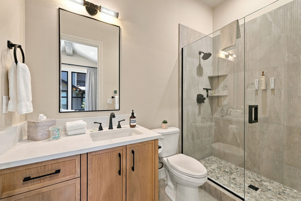 Ensuite bathroom #3 with plenty of storage