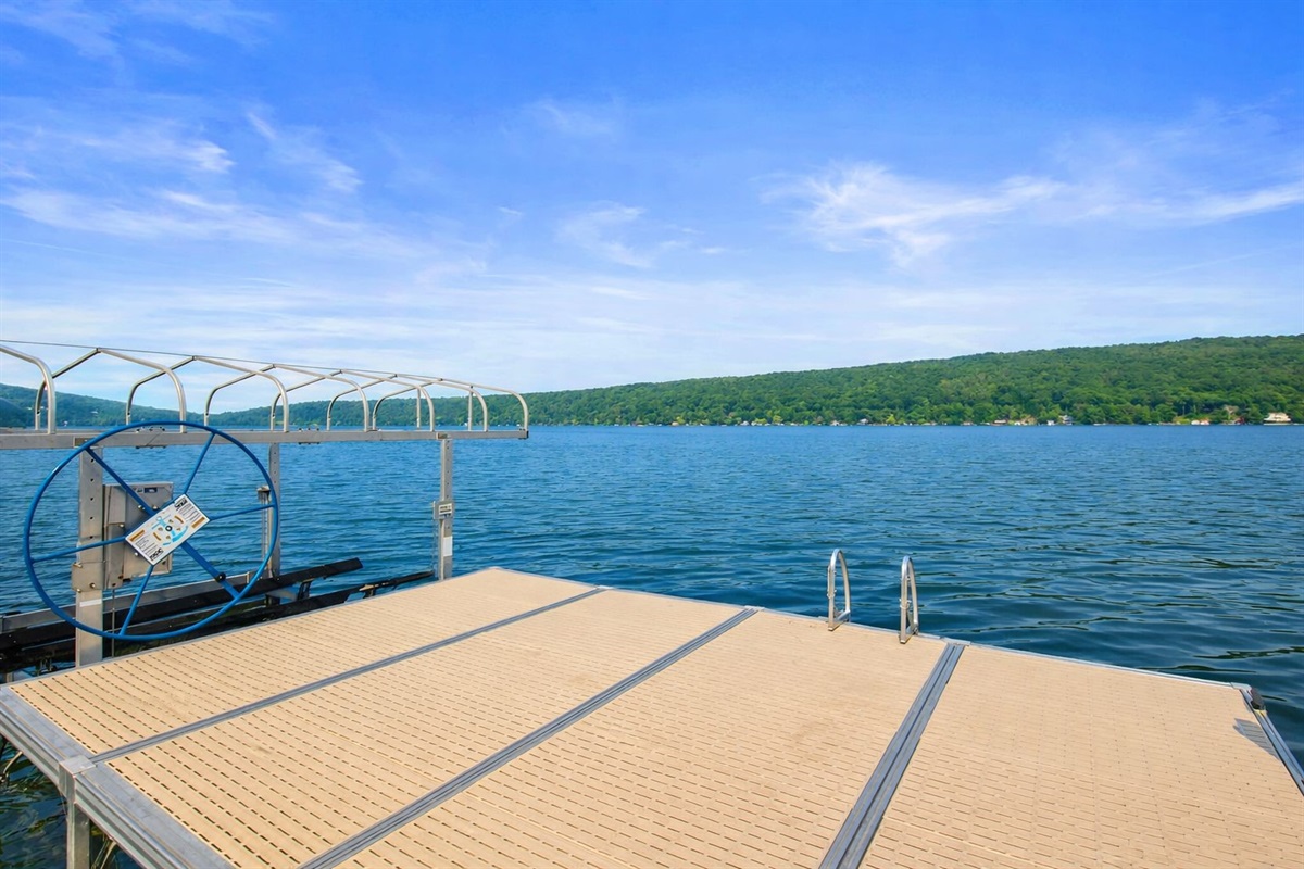 Boat swim decks