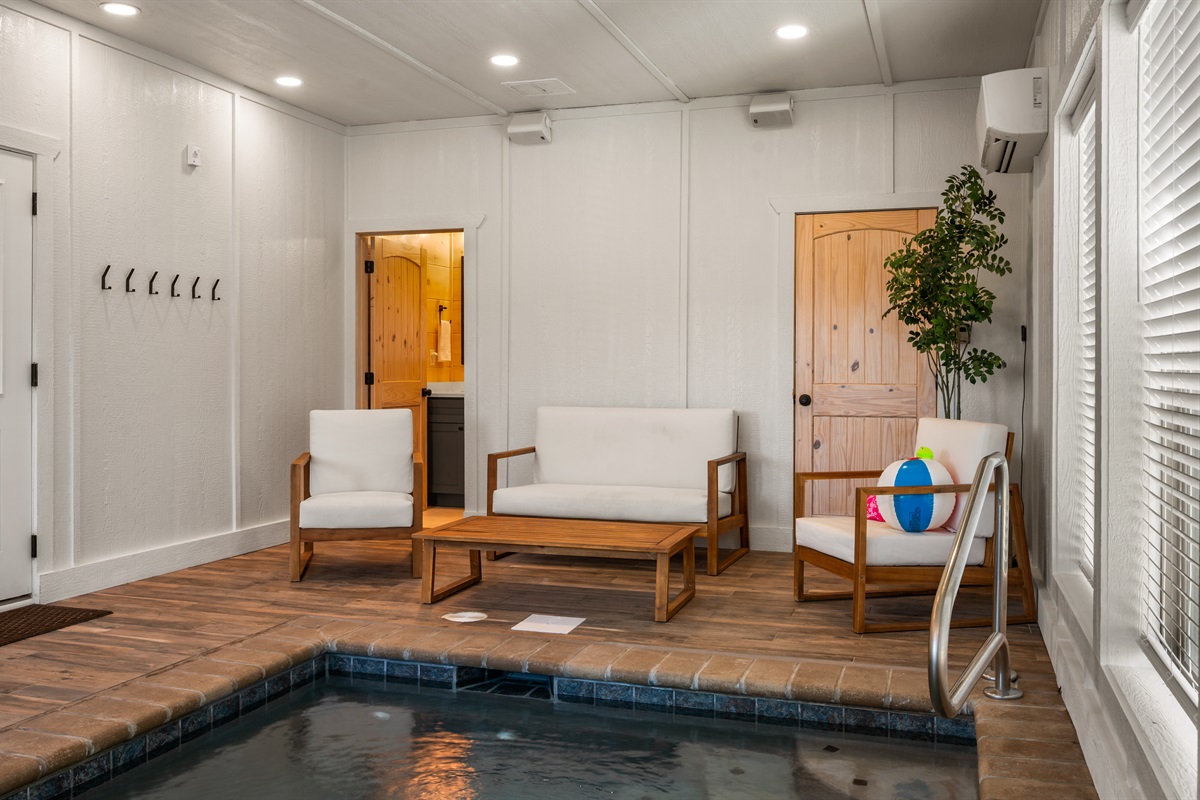 Private, heated pool!