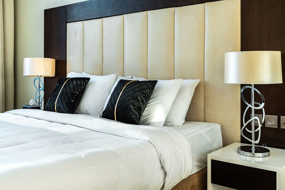 Bedroom with panoramic view