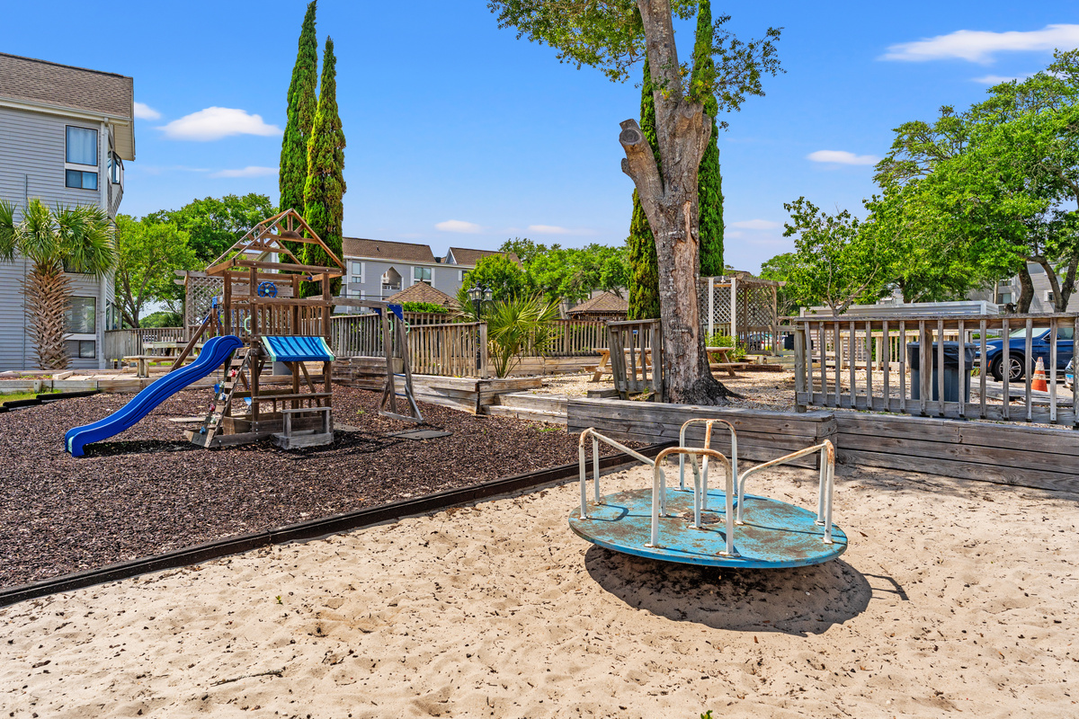 Kids play ground right on site
