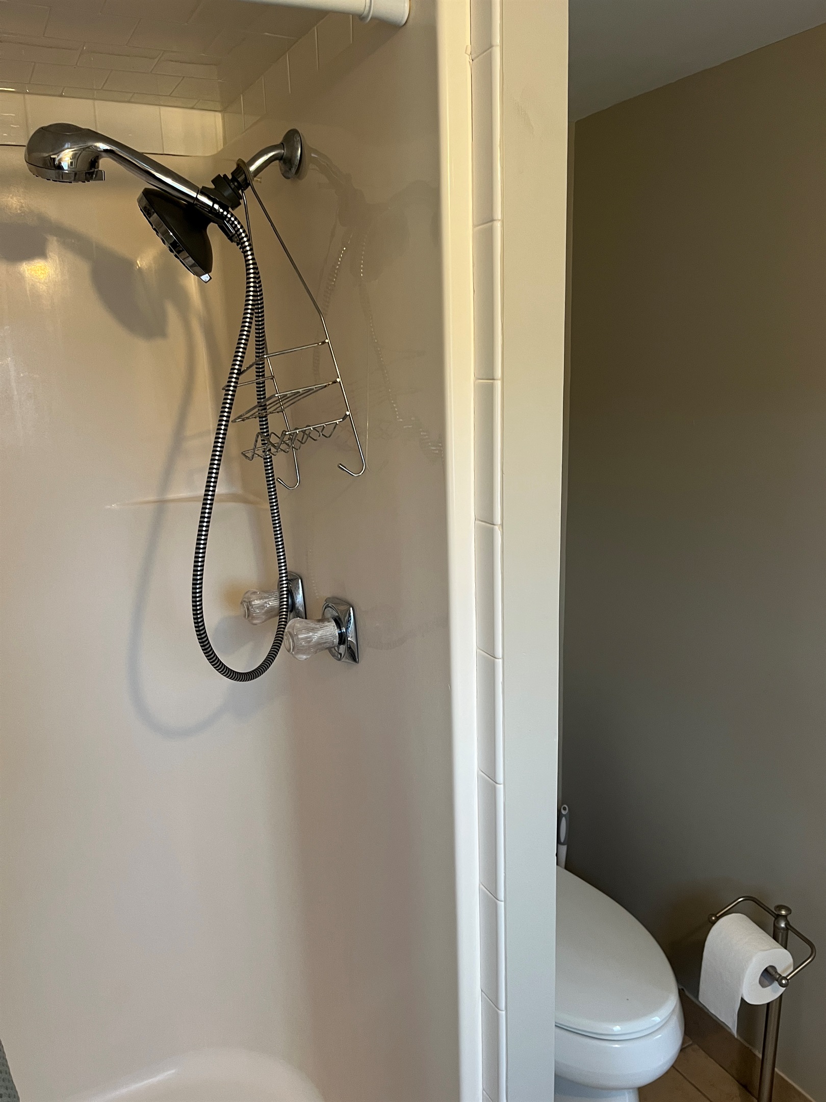 Jack and Jill bath with shower between Bdrm #2 & #3