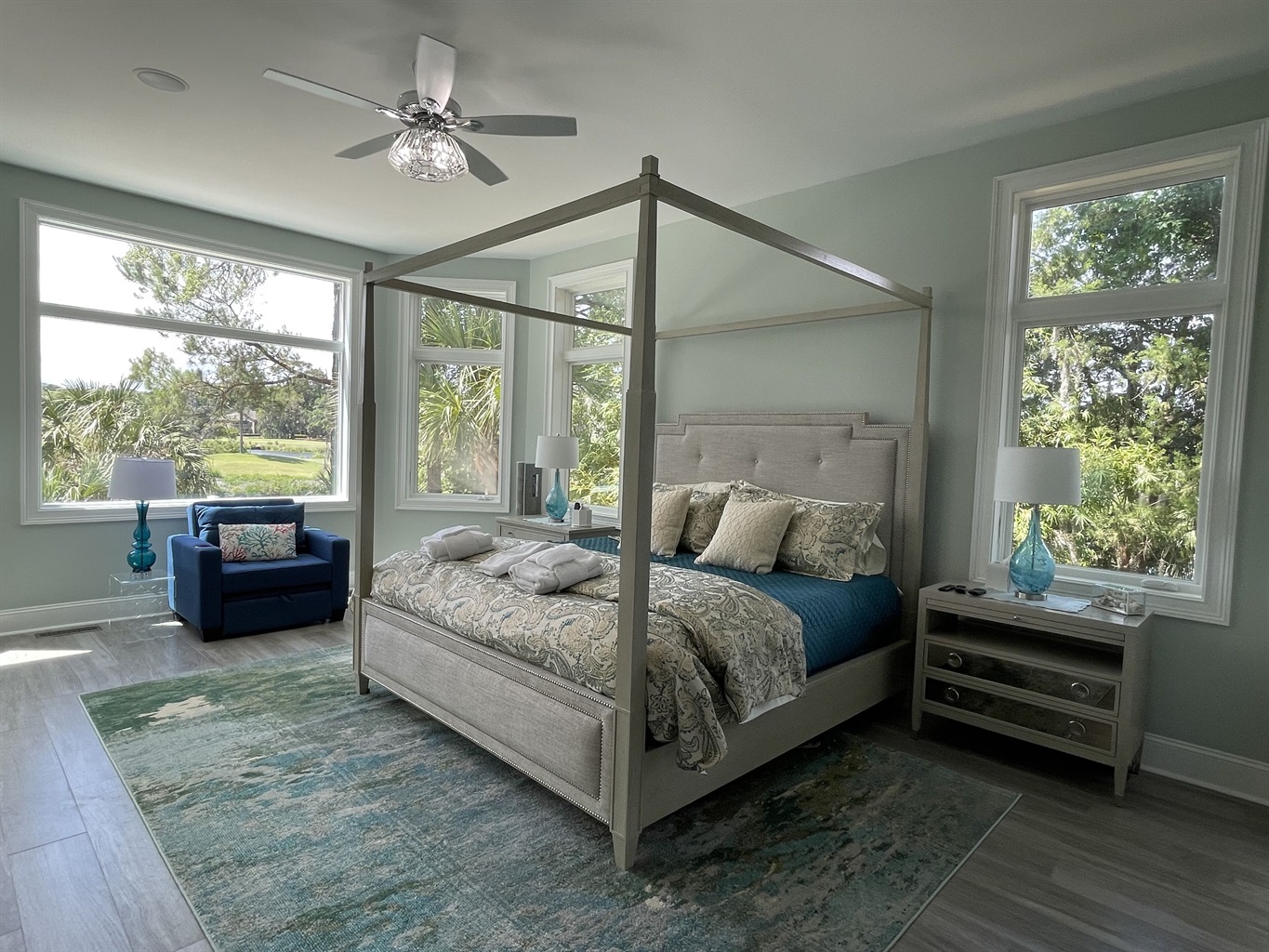 Island Oasis- Primary Bedroom w/ensuite spa like bath located on 1st floor