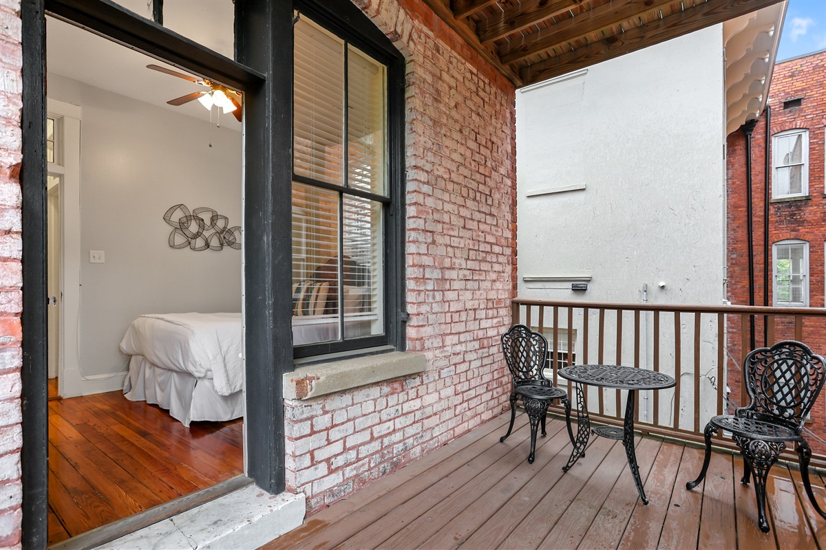 Private patio access right off bedroom #3—your own little outdoor escape.